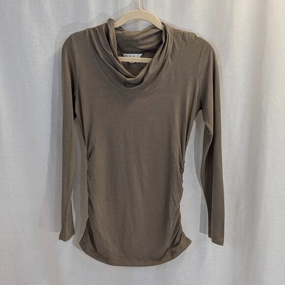 CAbi Tops - CAbi Size Small Mock Turtleneck in Light Brown